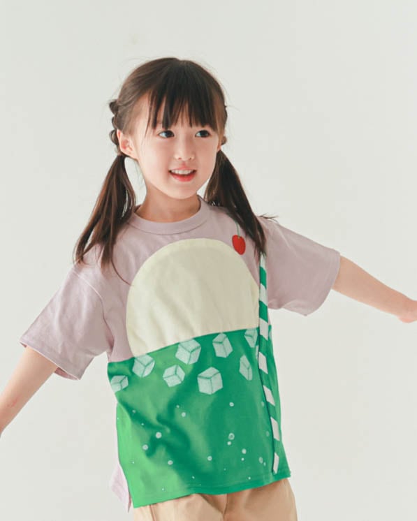 【ニコフラート】クリームソーダＴシャツ / グリーン