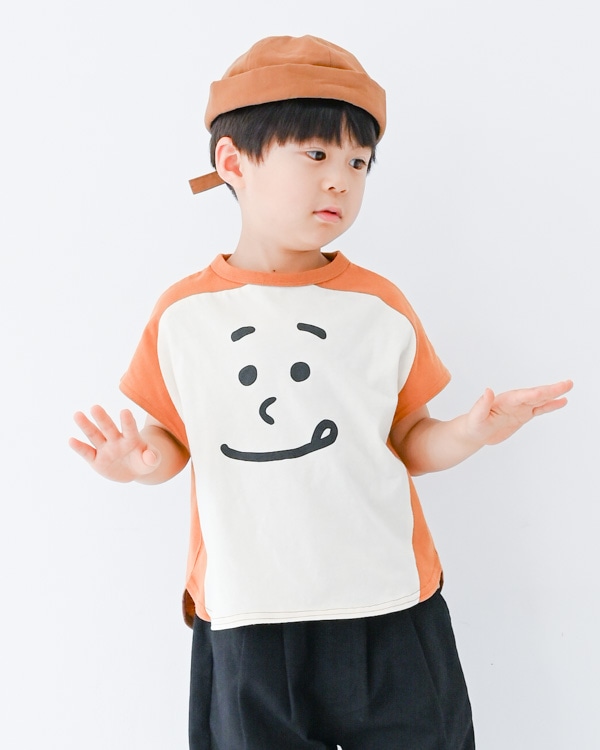 【ニコフラート】食パンＴシャツ / キャメル