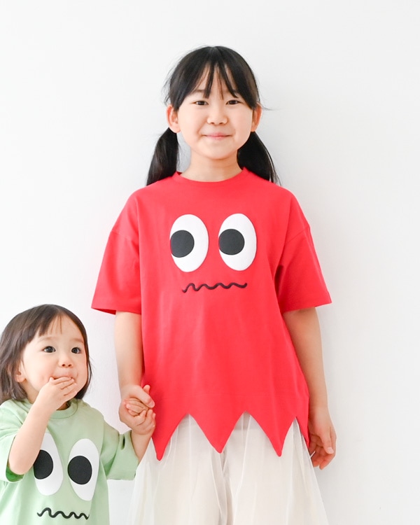 【ニコフラート】モンスター型Ｔシャツ / レッド