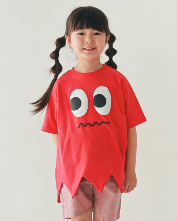 【26PS先行販売】モンスター型Ｔシャツ / レッド