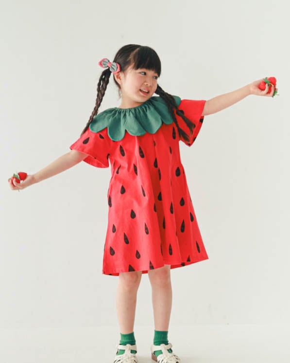 26PS先行販売】いちごワンピース / レッド | 26 PRE SPRING先行販売