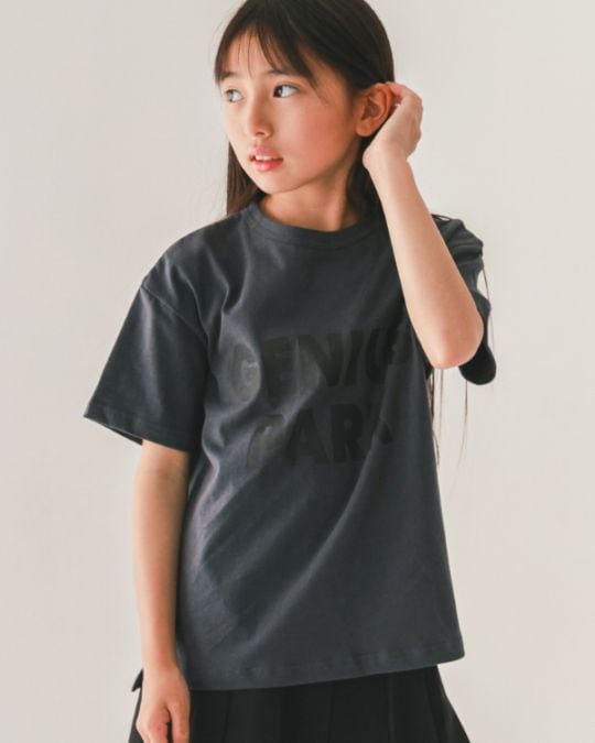 【26PS先行販売】GENIUSTシャツ / チャコールグレー