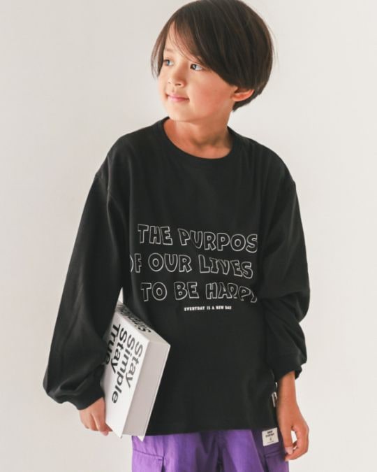 【ジーンズベー】THE PURPOSEロングＴシャツ / アイボリー