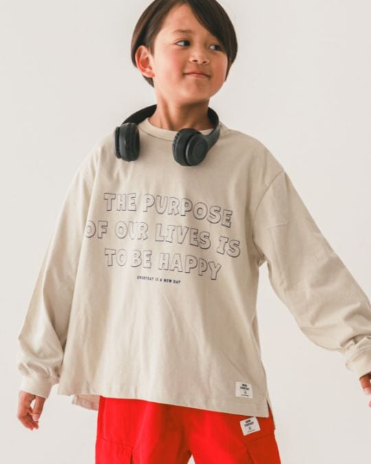 【26PS】THE PURPOSEロングＴシャツ / アイボリー