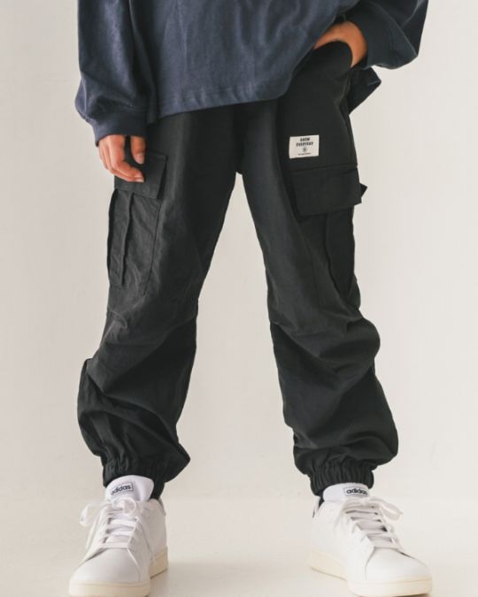 【26PS】カーゴナイロンロングパンツ / パープル