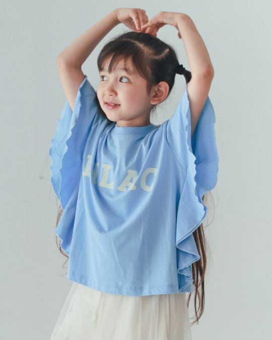 【26PS先行販売】LILACフレアーTシャツ / サックス