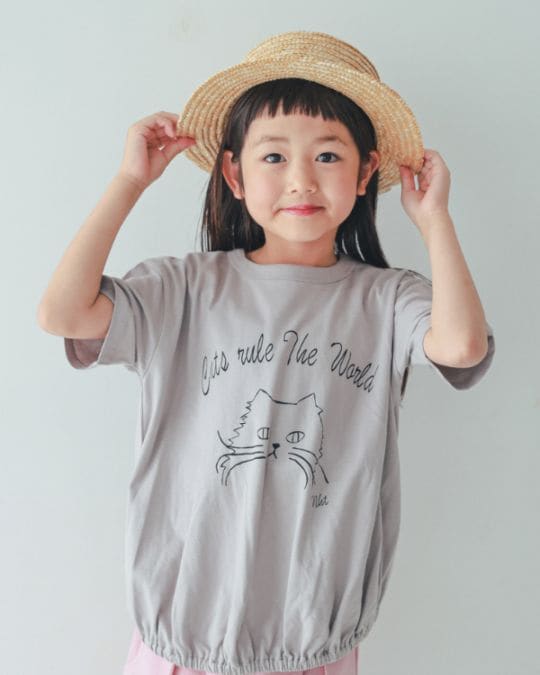 【26PS先行販売】CatバルーンＴシャツ / グレー