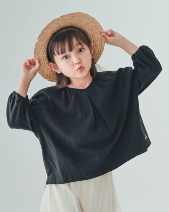 【エヌエイチティー】袖バルーンロングＴシャツ / ラベンダー