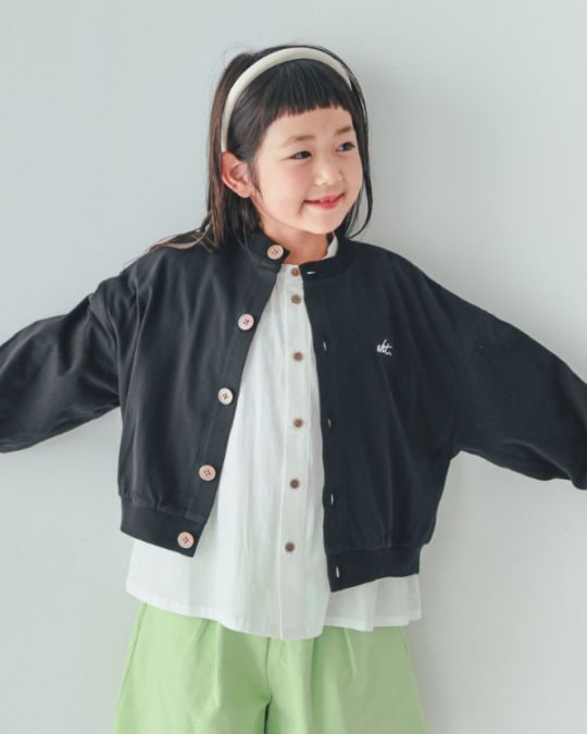 【26PS】ドルマンショートカーディガン / ブラック