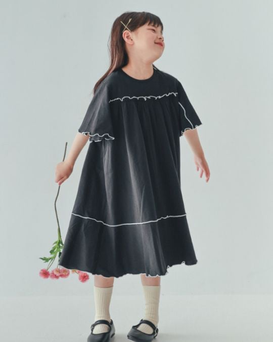 【26PS】メローワンピース / グレー