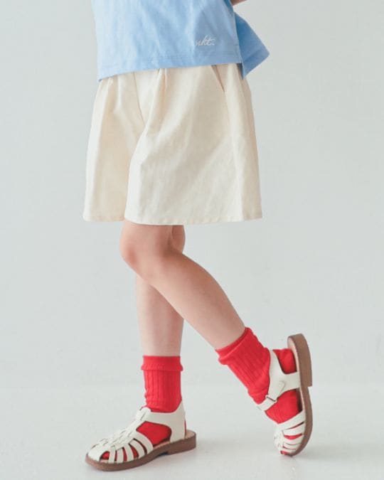 【26PS先行販売】タックショートパンツ / アイボリー