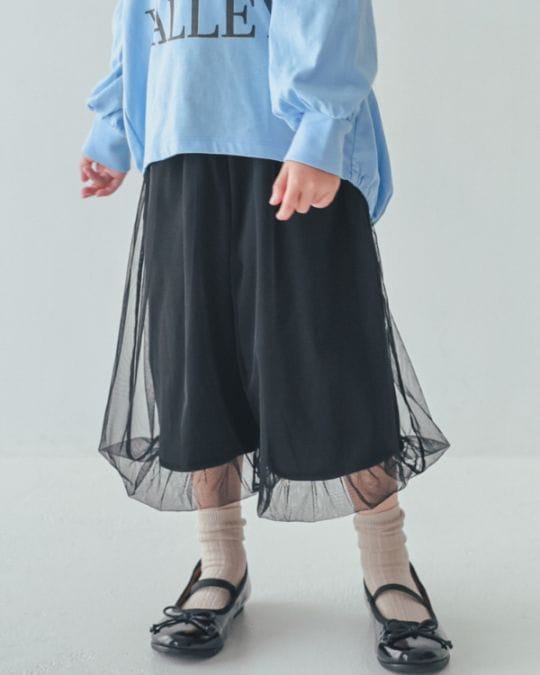 【26PS先行販売/12月下旬頃発送予定】チュールバルーンパンツ / ブラック