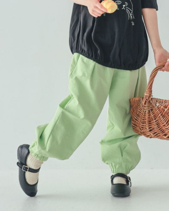 【26PS先行販売/12月下旬頃発送予定】ロングサーカスパンツ / グリーン