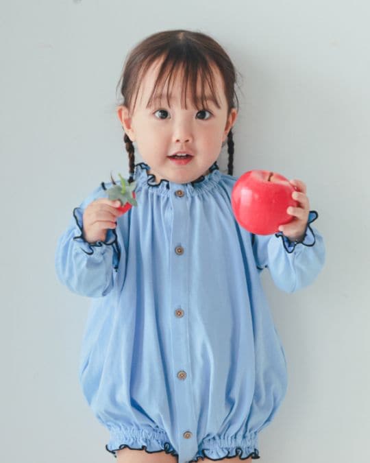 【26PS】メローロンパース / サックス