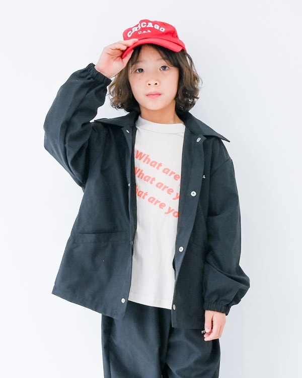 【ジェネレーター】コーチジャケット / ブラック