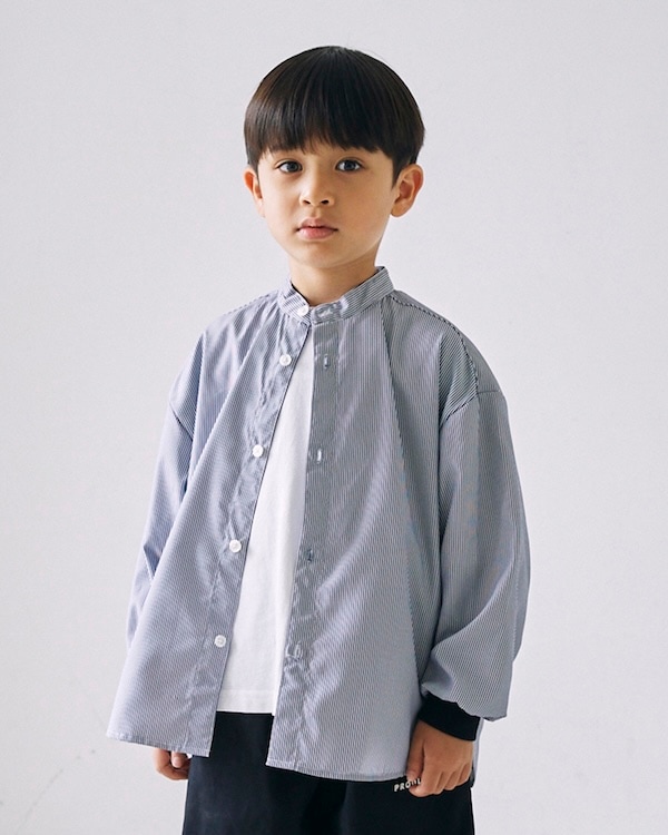 【26PS】ストライプシャツ / グリーン