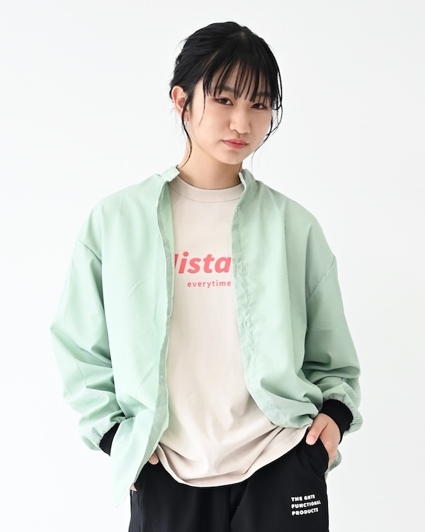 【ジェネレーター】ストライプシャツ / ネイビー