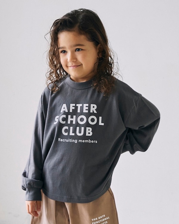 【26PS】AFTER L/S Tシャツ / チャコールグレー