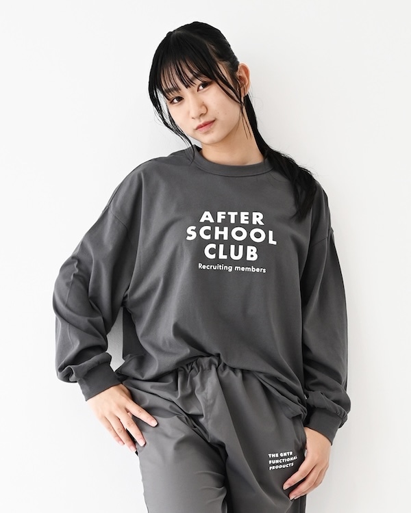 【26PS】AFTER L/S Tシャツ / チャコールグレー