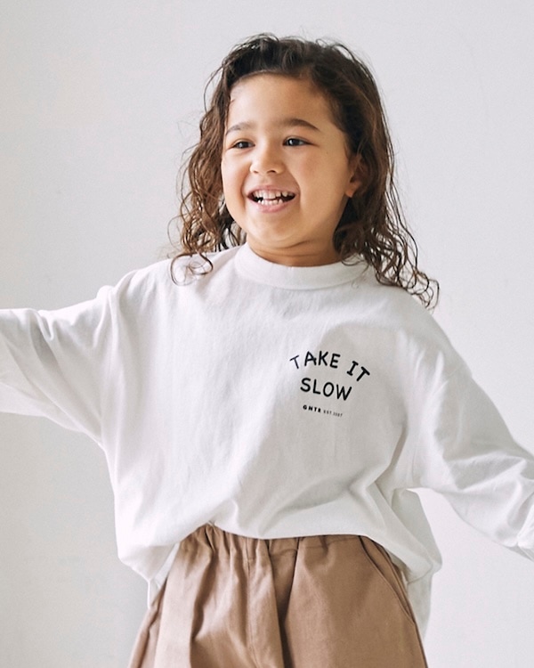 【26PS】TAKE IT L/S Tシャツ / サンド