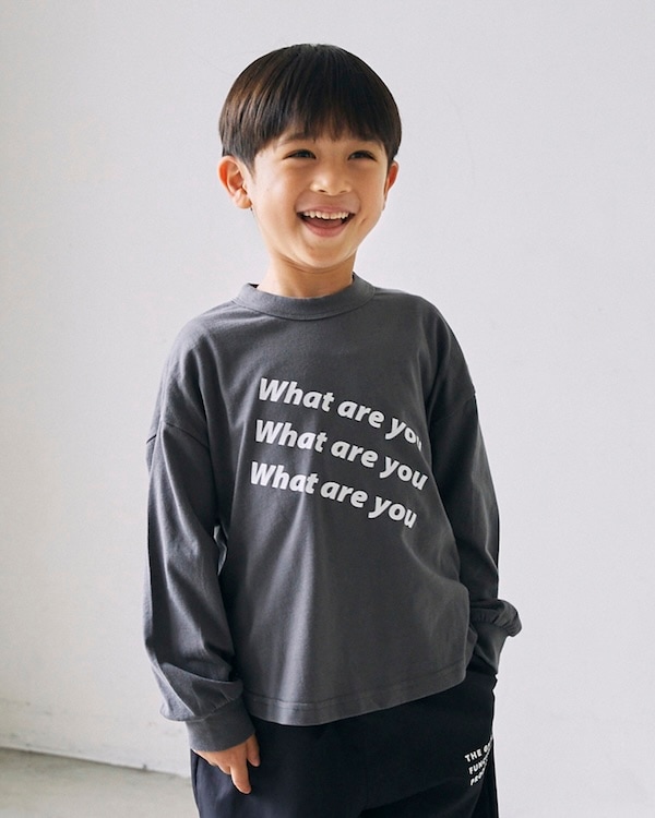【26PS】What L/S Tシャツ / ホワイト