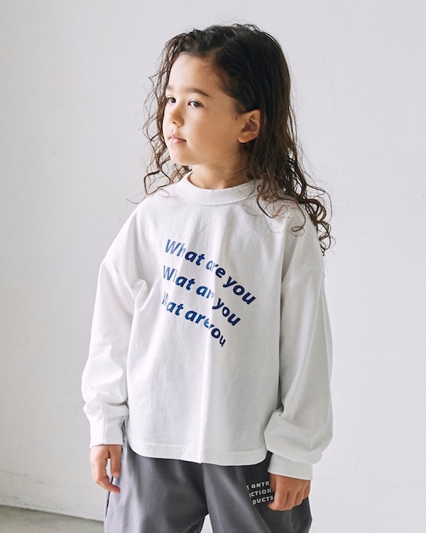 【26PS】What L/S Tシャツ / ホワイト