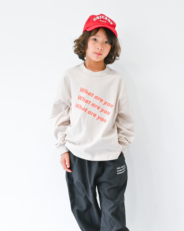 【ジェネレーター】What L/S Tシャツ / サンド