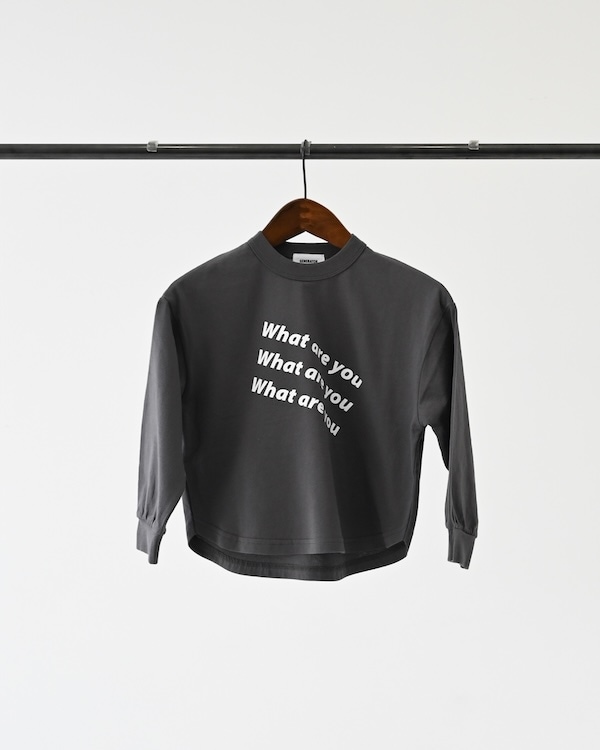 【26PS】What L/S Tシャツ / ホワイト