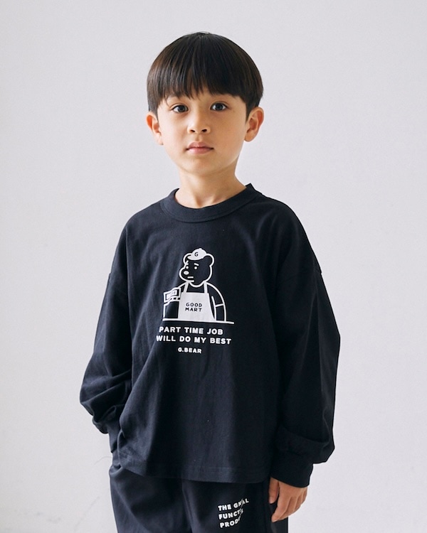 【ジェネレーター】G.BEAR L/S Tシャツ / ホワイト