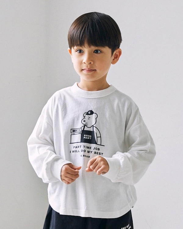 【26PS】G.BEAR L/S Tシャツ / ホワイト