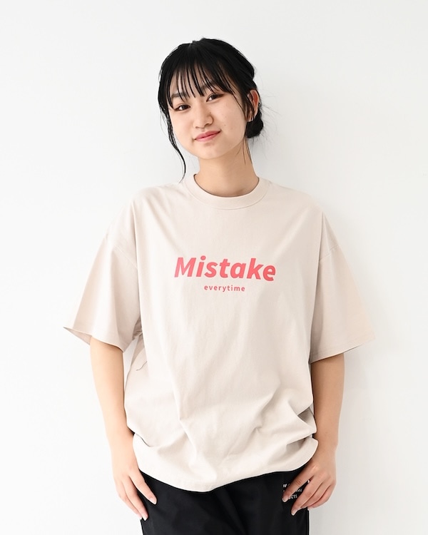 【26PS】Mistake Tシャツ / ホワイト