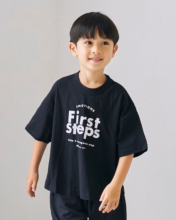 【26PS】First Steps Tシャツ / チャコールグレー