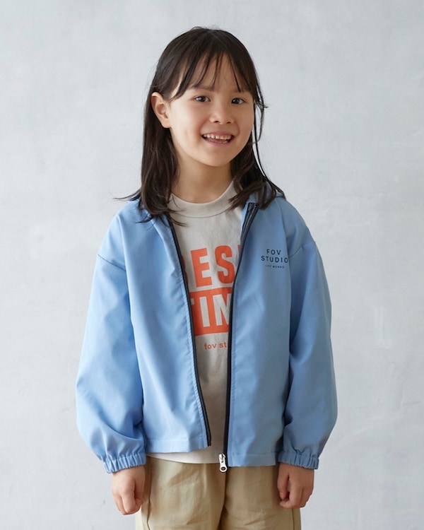 【フォブ】フードジャケット / サックス