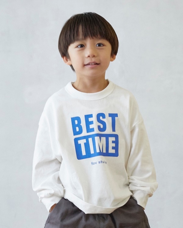 【フォブ】BEST TIME L/S Tシャツ / サンド