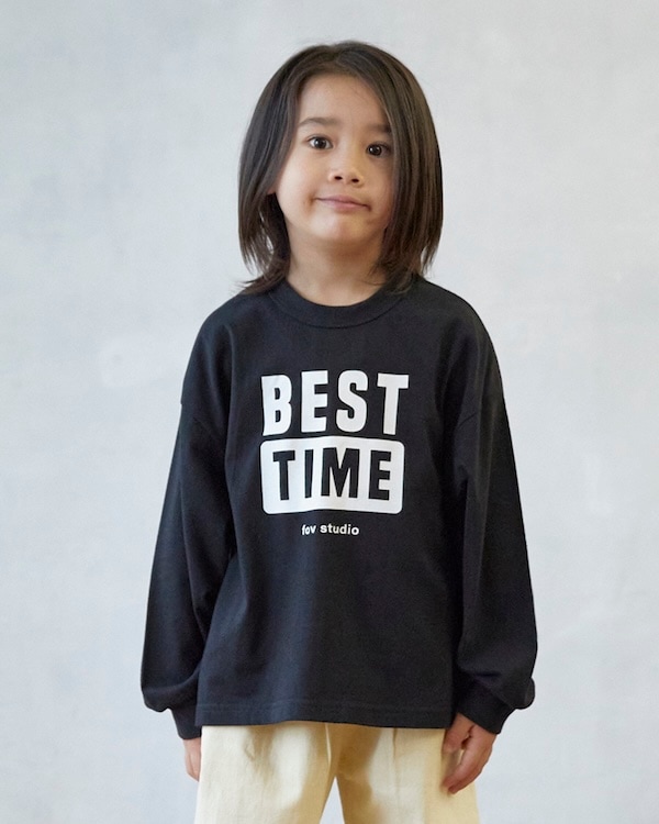 【フォブ】BEST TIME L/S Tシャツ / サンド