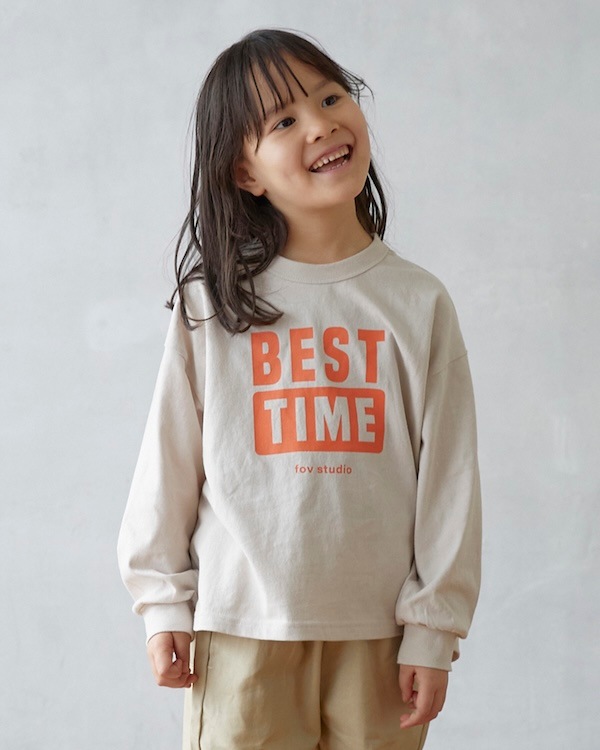 【フォブ】BEST TIME L/S Tシャツ / ブラック