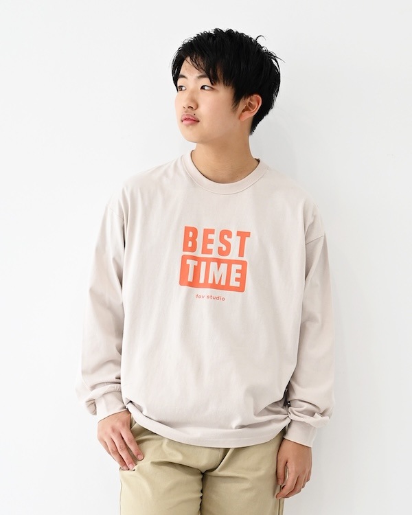 【フォブ】BEST TIME L/S Tシャツ / ホワイト