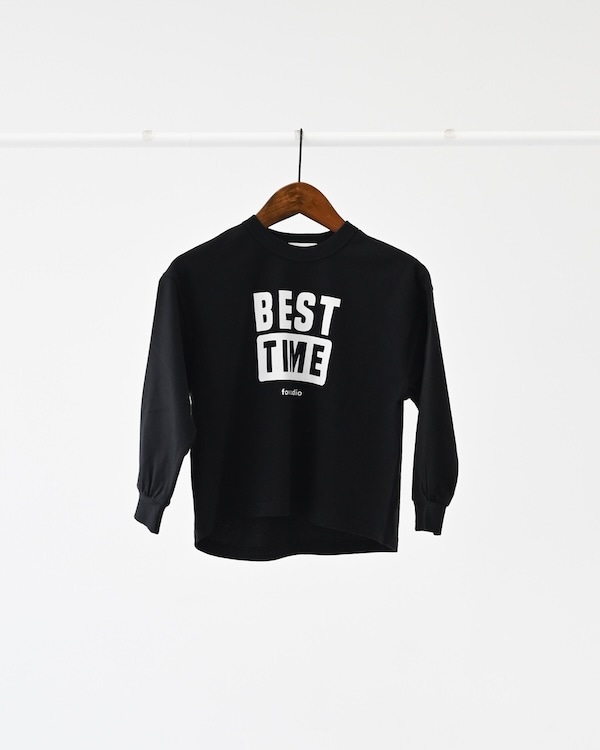 【26PS先行販売】BEST TIME L/S Tシャツ / ブラック