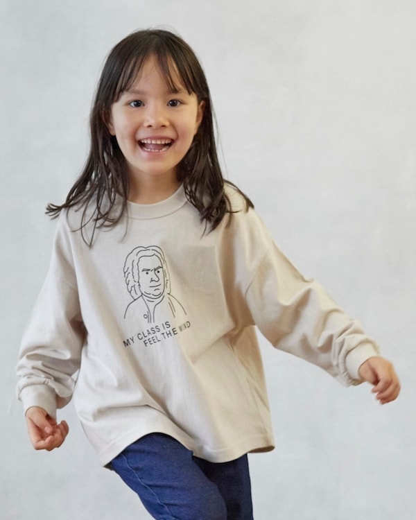 【26PS先行販売】MY CLASS L/S Tシャツ / サンド