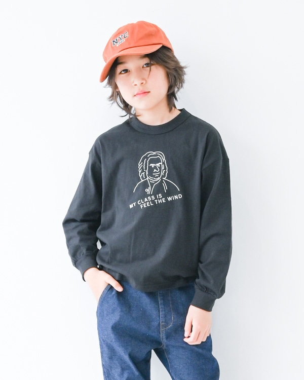 【フォブ】MY CLASS L/S Tシャツ / ブラック