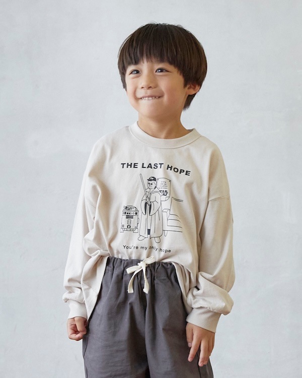 【フォブ】LAST HOPE L/S Tシャツ / チャコールグレー