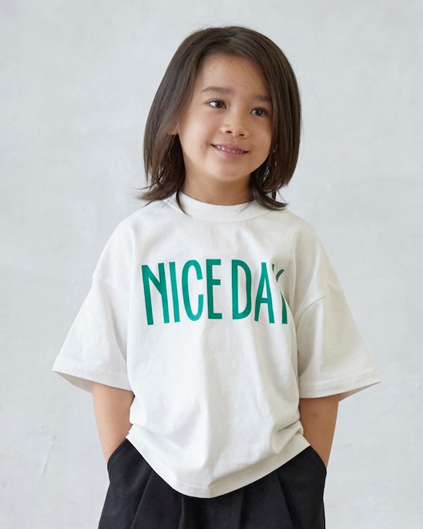 【26PS】NICE DAY Tシャツ / チャコールグレー
