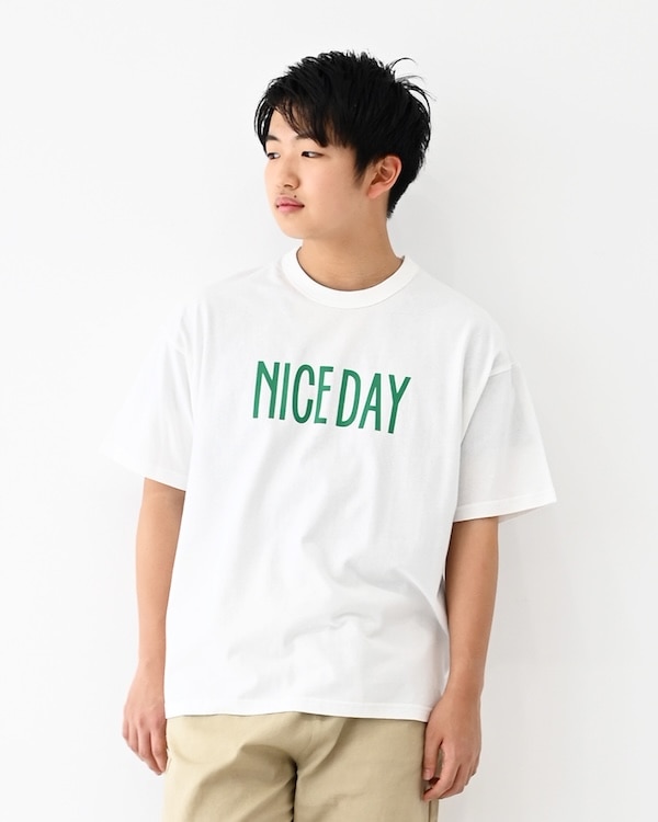 【26PS先行販売】NICE DAY Tシャツ / ホワイト