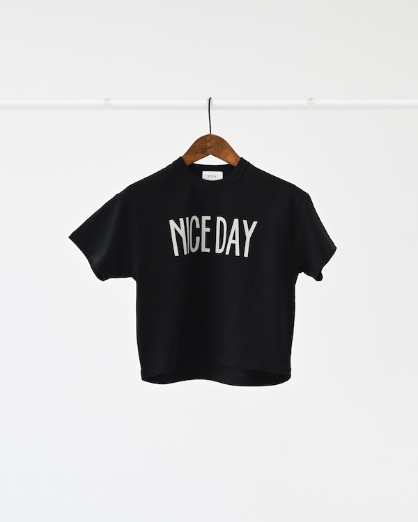 【フォブ】NICE DAY Tシャツ / チャコールグレー