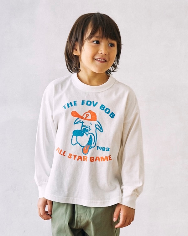 【フォブ】F/B ALL STAR L/S Tシャツ / チャコールグレー