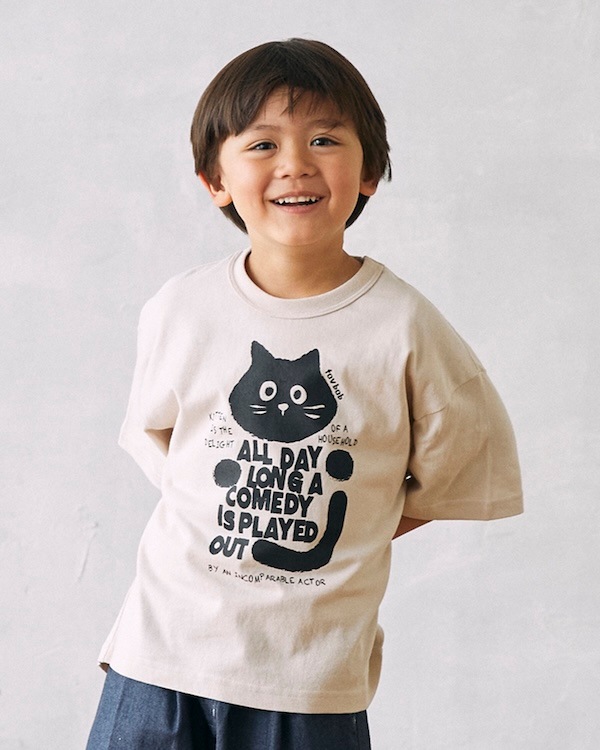 【26PS】F/B CAT Tシャツ / チャコールグレー