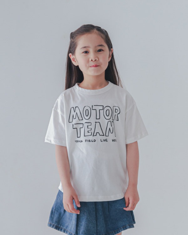 【26PS】MOTOR TEAMTシャツ / ブラック