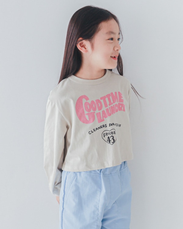 【セカンド】GOODショートロングＴシャツ / ブラック