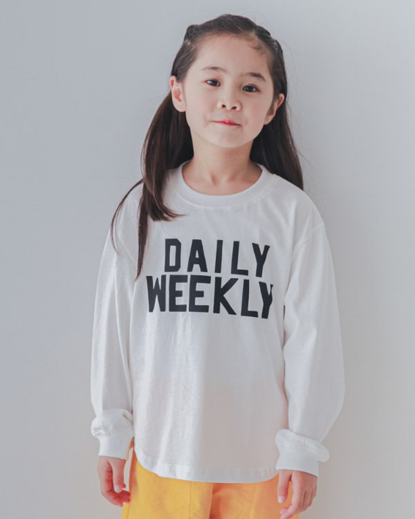 【26PS】DAILYロングＴシャツ / オフホワイト