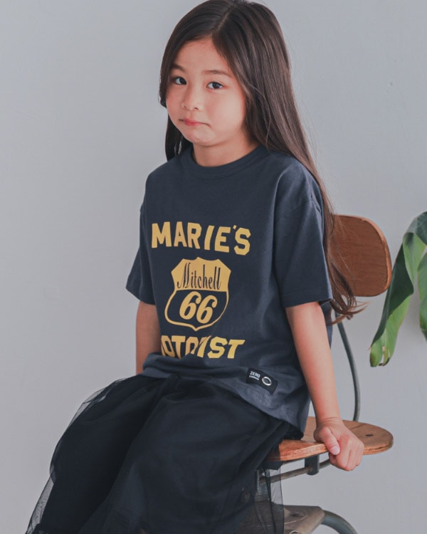 【ゼロスタンダード】MARIE’STシャツ / ネイビー